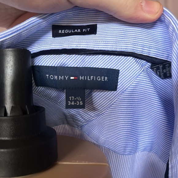 Tommy Hilfiger Men’s‎ Button Up. 17 1/2 (34-35). 100% Cotton - Picture 3 of 3
